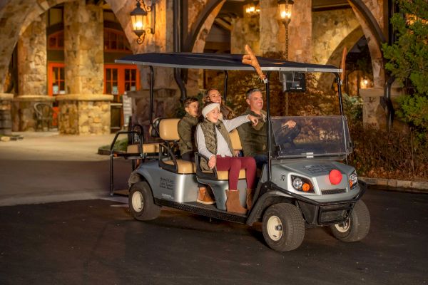 Family Scavenger Hunt on a Golf Cart